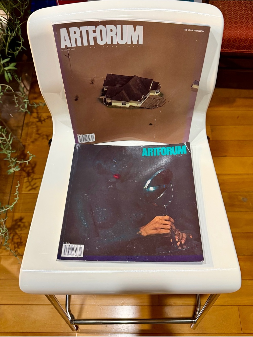 ARTFORUM International Magazine Lot 2 issues Dec. 2017 Year In Review; Jan. 2018